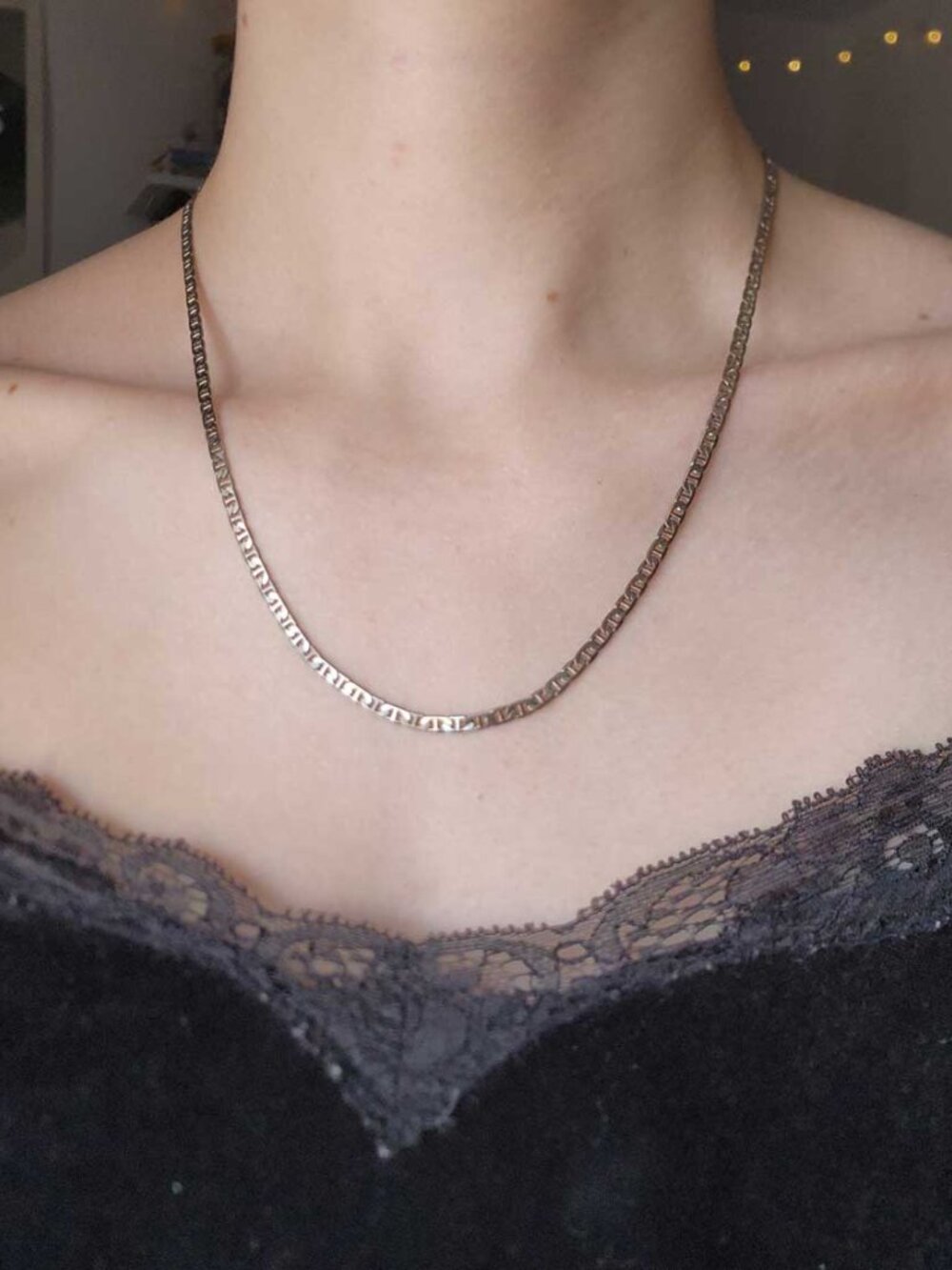 20 inches silver toned mariner chain - Picture 4 of 13